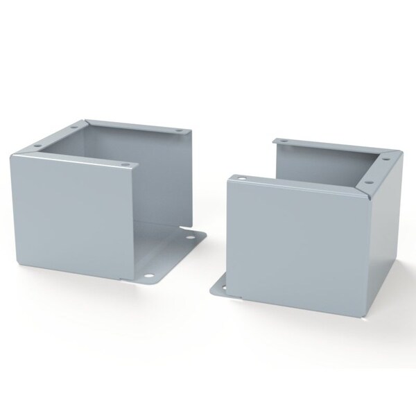 Floor Stand Kit, 6 in. H x 8 in. W x 7.87 in. L, Carbon Steel, 1 PR